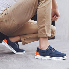 Load image into Gallery viewer, New Men's Flats High Quality Casual Shoes Handmade Shoes Casual Sports Flats Men Lightweight Comfortable Walking Shoes Outdoor Walking Sneakers For Mens
