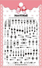 Load image into Gallery viewer, Black White 3D Nail Sticker Decals Cool English Letter Nail Art Decoration Manicure Design Christmas New Year Gift French Nail Art Stickers Decals 8Sheets Nail Art Supplies 3D Self-Adhesive Nail Art Decoration  Pattern Nail Accessories Classic Simple
