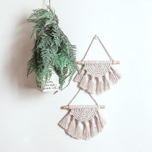 Load image into Gallery viewer, Handmade Wall Art Home Wall Decor Woven Hanging Tapestry Tassel Wind Chimes Wall Hanging Ornaments  Hand Macrame Wall  For Wall Wedding Living Room Gallery Patio Apartment Yard Decor
