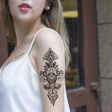 Load image into Gallery viewer, Elegant Waterproof Temporary Butterfly Sticker Tattoo Fake  Halloween Party Tattoo For Woman Girls
