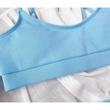 Load image into Gallery viewer, Swimwear Women Swimsuit Push Up Bikinis Fashion Women's Solid Color Bikini Pad Swimwear Swimsuit Beachwear Set Triangle Bikini Bathing Suits
