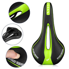 Load image into Gallery viewer, 1 PCS Comfort Gel Bicycle Seat Soft Road Mountain Bike Saddle Comfortable Bicycle Seat Gel Waterproof Bike Saddle With Central Relief Zone And Ergonomics Design For Mountain Bikes Road Bikes
