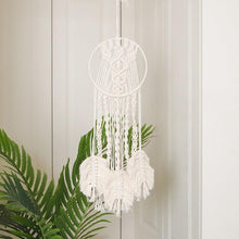 Load image into Gallery viewer, Handmade Wall Art Home Wall Decor Woven Hanging Tapestry Tassel Wind Chimes Wall Hanging Ornaments  Hand Macrame Wall  For Wall Wedding Living Room Gallery Patio Apartment Yard Decor
