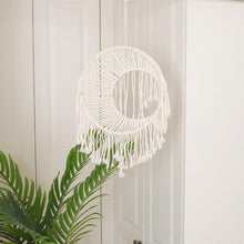 Load image into Gallery viewer, Handmade Wall Art Home Wall Decor Woven Hanging Tapestry Tassel Wind Chimes Wall Hanging Ornaments  Hand Macrame Wall  For Wall Wedding Living Room Gallery Patio Apartment Yard Decor
