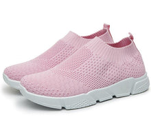 Load image into Gallery viewer, Women Slip On White Sneakers Vulcanize Shoes Super Light Women Casual Breathable Walking Shoes Lightweight Running Shoes Mesh Workout Casual Espadrilles Sports Sneakers
