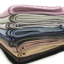Load image into Gallery viewer, Long Lightweight Soft Solid Color Chiffon Scarfs Muslim Headscarf Hijab Scarf Shawls Wraps Hijab For Women 70*180cm
