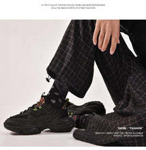 Load image into Gallery viewer, Mens Strong Casual Fashion Chunky Sneakers Height Increasing Spring Thick Sole Footwear Fashion High Quality Sneakers Slip on Walking Shoes High Top Casual Shoes For Men

