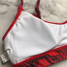 Load image into Gallery viewer, Leopard Bikini Women Swimwear Female Swimsuit Women Two Pieces Scalloped Bikini Set Swimsuits  Bathing Suit Two-pieces Bikini Set Bather Bathing Suit
