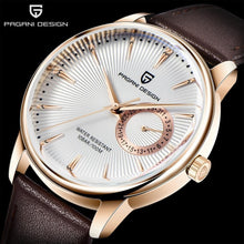 Load image into Gallery viewer, New Simple Luxury Mens Quartz Watch Casual Leather Strap Design Waterproof Comfortable Wrist Watch For Men
