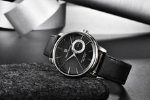 Load image into Gallery viewer, New Simple Luxury Mens Quartz Watch Casual Leather Strap Design Waterproof Comfortable Wrist Watch For Men
