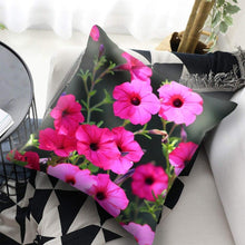 Load image into Gallery viewer, Bright Red Flower Cushion Cover Home Fashion Decoration Red Orange Pink Poppy Flowers Decorative Throw Pillow Cover Case Cushion Home Living Room Pillow Case Super Soft Short Plush Cushion Cover 45x45CM

