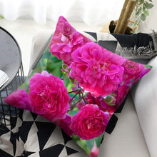 Load image into Gallery viewer, Bright Red Flower Cushion Cover Home Fashion Decoration Red Orange Pink Poppy Flowers Decorative Throw Pillow Cover Case Cushion Home Living Room Pillow Case Super Soft Short Plush Cushion Cover 45x45CM
