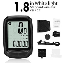 Load image into Gallery viewer, Waterproof Bicycle Computer Wireless And Wired MTB Bike Cycling Odometer Stopwatch Speedometer LED Digital Bicycles Computer Odometer Speedometer Max Distance Time For Trainer
