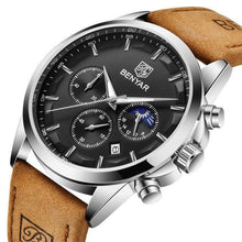 Load image into Gallery viewer, Mens Stylish Chronograph Watch Sport Quartz Clock Luxury Movement Analog Fashion Business Waterproof Watches
