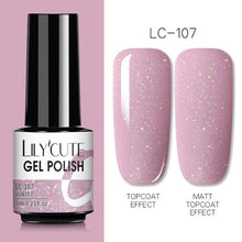 Load image into Gallery viewer, 2022 New Fashion Purple Womens Nail Gel 7ml Permanent UV LED Base Matte Glossy Luxury Colorful Effect Nail Gel for Women and Girls
