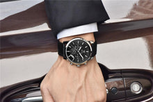 Load image into Gallery viewer, Luxury Men's Business Watches Fashion Watch Waterproof For Men's Casual Sport Leather Strap
