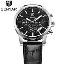 Load image into Gallery viewer, Luxury Men's Business Watches Fashion Watch Waterproof For Men's Casual Sport Leather Strap
