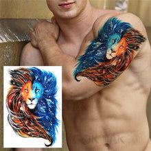 Load image into Gallery viewer, Realistic Black Temporary Small Big Tattoos Space Planets Animals Tatoos Waterproof  Face Hands Tattoos For Girls Mens
