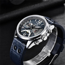 Load image into Gallery viewer, New Men Watch Top Sport Design Waterproof Men Quartz Military Wristwatch  Leather Strap Analog Men Watch
