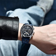 Load image into Gallery viewer, New Men Watch Top Sport Design Waterproof Men Quartz Military Wristwatch  Leather Strap Analog Men Watch
