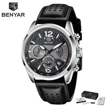 Load image into Gallery viewer, New Men Watch Top Sport Design Waterproof Men Quartz Military Wristwatch  Leather Strap Analog Men Watch
