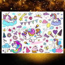Load image into Gallery viewer, Small 3D Dinosaur Temporary Sticker Tattoos Colorful Tiny Tattoos For Party Children
