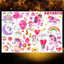 Load image into Gallery viewer, Small 3D Dinosaur Temporary Sticker Tattoos Colorful Tiny Tattoos For Party Children
