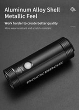 Load image into Gallery viewer, Bike Front Light Rainproof USB Rechargeable Bicycle Light Cycling Headlight LED Flashlight Bike USB Rechargeable Bicycle Light  Bicycle Front Headlight LED Bike Headlight Lamp 2000mAh
