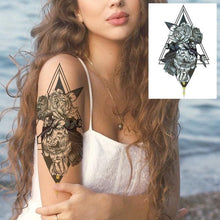 Load image into Gallery viewer, Realistic Tattoos Temporary Womens Flower Sticker Tattoos Waterproof Women Body Art Fake Legs Tattoo Stickers
