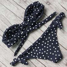 Load image into Gallery viewer, Solid Bikini Set Swimsuit Women Bikini Swimwear Female Halter Top Bathing Suit Swimming Wear Bikini High Cut Swimsuit High Waist Plus Size Summer Swimwear
