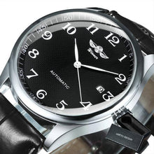 Load image into Gallery viewer, Classic Luxury Men Watch Automatic Wrist Watches Brown Leather Strap Fashionable Design Watches For Men
