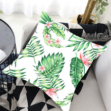 Load image into Gallery viewer, Tropical Plants Palm Leaf Pillow Cover Green Leaves Cushion Covers Flower Decorative Pillow Sofa Decorative Throw Pillow Covers Tropical Green Leaves Floor Pillow Cover for Couch Cushion Cover Plant Monstera Leaf 45x45cm
