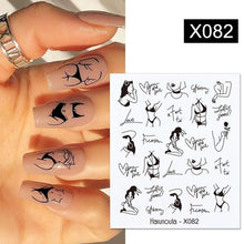 Load image into Gallery viewer, Spring Simple Green Theme Water Decal Sticker Flower Leaf Tree Summer Slider For Manicuring Nail Art Watermarks Art Decoration Manicure Tools Nail Watermark Decals iridescent Decoration Nail Self-Adhesive Decals Nail Stickers Water Transfer Fresh Nail
