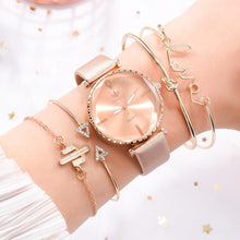 Load image into Gallery viewer, Elegant Style Fashion Womens Watch Luxury Leather Band Analog Quartz Wrist Watch Women Dress Leather Band Thin Minimalist Casual Simple Dress Analog Quartz Wristwatch
