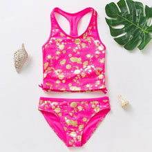 Load image into Gallery viewer, Girls Swimsuit High quality Girls swimwear Two pieces Kids Bikini Set Swimming Suit For Children Girls Swimsuit Flounce Bikini Set 2 Piece Swimwear Watermelon Ruffle Bathing Suits
