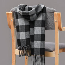 Load image into Gallery viewer, Fashion Winter Casual Classic Soft Plaid Popular Couple Lightweight Tartan Muffler Warm Scarf Cashmere Scarves Shawls Wraps Lightweight Women Warm Lattice Scarves Cashmere Hijab For Women

