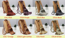 Load image into Gallery viewer, Home Decoration Polyester Tassel Tiebacks Curtain Holder Handmade Tassel Curtain Rope Holdback Window Drape Hanging Ball Tassels Curtains Buckle Sling Binding Lantern Tiebacks Handcrafted Braided Curtain Holdbacks Window Home Decor 55-90cm
