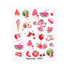 Load image into Gallery viewer, Cool Geometrics Pattern Water Decals Stickers Flower Leaves Slider For Nails Spring Summer Nail Art Decoration Tattoos Women Nail Art Stickers Water Transfer Decals Design Nail Art Supplies Manicure Acrylic Nail Foil Stencils Decorations
