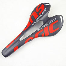 Load image into Gallery viewer, Full Carbon Fiber Bicycle Saddle Road Bike Carbon Saddle Seat Matt Bike Cushion Carbon Fiber Road Bike Saddle Cushion Lightweight Comfortable Bicycle Seat With PU Leather Cover For Road Bike And Mountain Bike
