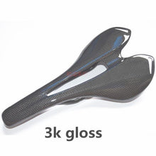 Load image into Gallery viewer, Full Carbon Fiber Bicycle Saddle Road Bike Carbon Saddle Seat Matt Bike Cushion Carbon Fiber Road Bike Saddle Cushion Lightweight Comfortable Bicycle Seat With PU Leather Cover For Road Bike And Mountain Bike
