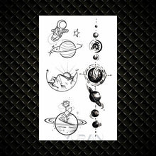 Load image into Gallery viewer, Fashion Small Sexy Black Temporary Waterproof Tattoo Cute Star Heart Tattoos Sticker Body Finger Tattoo For Kids Womens
