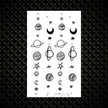 Load image into Gallery viewer, Fashion Small Sexy Black Temporary Waterproof Tattoo Cute Star Heart Tattoos Sticker Body Finger Tattoo For Kids Womens

