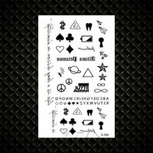 Load image into Gallery viewer, Fashion Small Sexy Black Temporary Waterproof Tattoo Cute Star Heart Tattoos Sticker Body Finger Tattoo For Kids Womens
