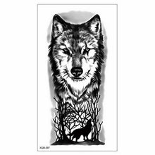 Load image into Gallery viewer, Big Tiger Lion Waterproof Temporary Sticker Tattoo Arm Legs Fake Tattoo Stickers For Adults Realistic Luxury Design For Mens Womens
