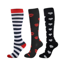 Load image into Gallery viewer, Compression Socks Athletic Best Graduated Breathable Nursing Socks Fit Running Outdoor Sports Socks Hiking Socks For Athlete Men And Women
