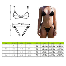 Load image into Gallery viewer, Push Up Bikini Set Swimsuits High Waist Swimwear Women Ribbed Bathing Suits Brazilian Bikinis Swimsuit for Women  Bottom Triangle Bikinis Top Bathing Suit
