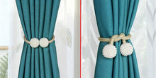Load image into Gallery viewer, Pearl Magnetic Curtain Clip Curtain Holder Tieback Buckle Clips Hanging Ball Buckle Tie Back Curtain Accessories Home Decor  Decorative Curtain Holdbacks Crystal Tie Backs For Curtains Curtain Holders For Window Draperies
