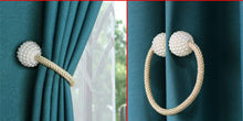 Load image into Gallery viewer, Pearl Magnetic Curtain Clip Curtain Holder Tieback Buckle Clips Hanging Ball Buckle Tie Back Curtain Accessories Home Decor  Decorative Curtain Holdbacks Crystal Tie Backs For Curtains Curtain Holders For Window Draperies
