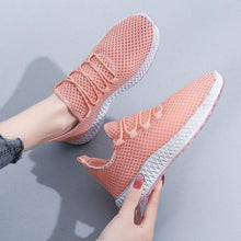 Load image into Gallery viewer, Women's Running Summer Woven Sports Sneakers Fashion Casual Shoe Breathable Mesh Walking Shoes Non Slip Lightweight Breathable Mesh Running Shoes Comfortable Design
