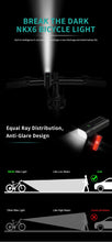 Load image into Gallery viewer, Bike Light Rainproof USB Rechargeable LED Bicycle Light Super Bright Flashlight Rechargeable Bicycle Light Bicycle Front Headlight LED Bike Headlight 3 Light Mode Fits All Bicycles Mountain Road
